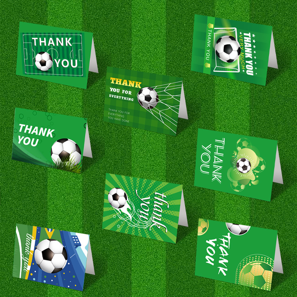Cardstock Soccer World Cup Greeting Card Set