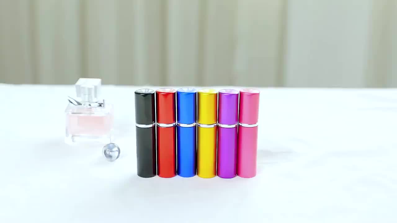 0.17oz Travel Refillable Aluminum Perfume Bottle Atomizer