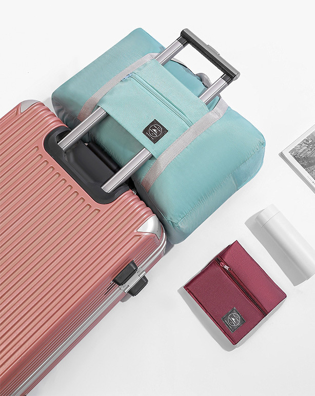 Oxford Cloth Foldable Travel Bag-17.7"x11.8"x 5.3"