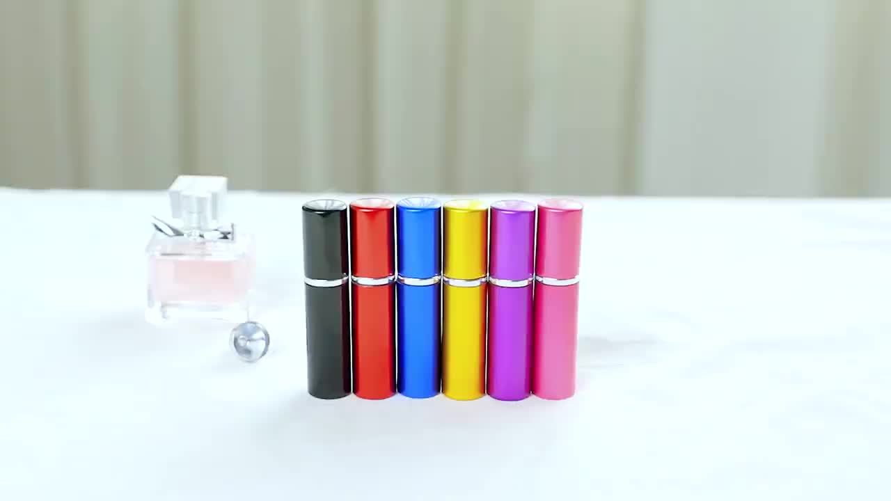 0.17oz Travel Refillable Aluminum Perfume Bottle Atomizer