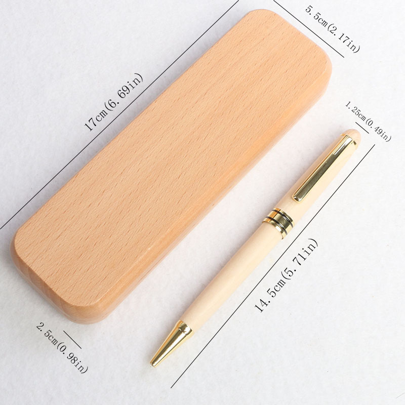 Maple Wood Signing Pen with Beech Box