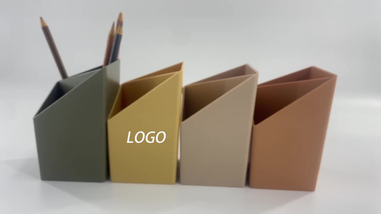 Acrylic Desk Pen Holder