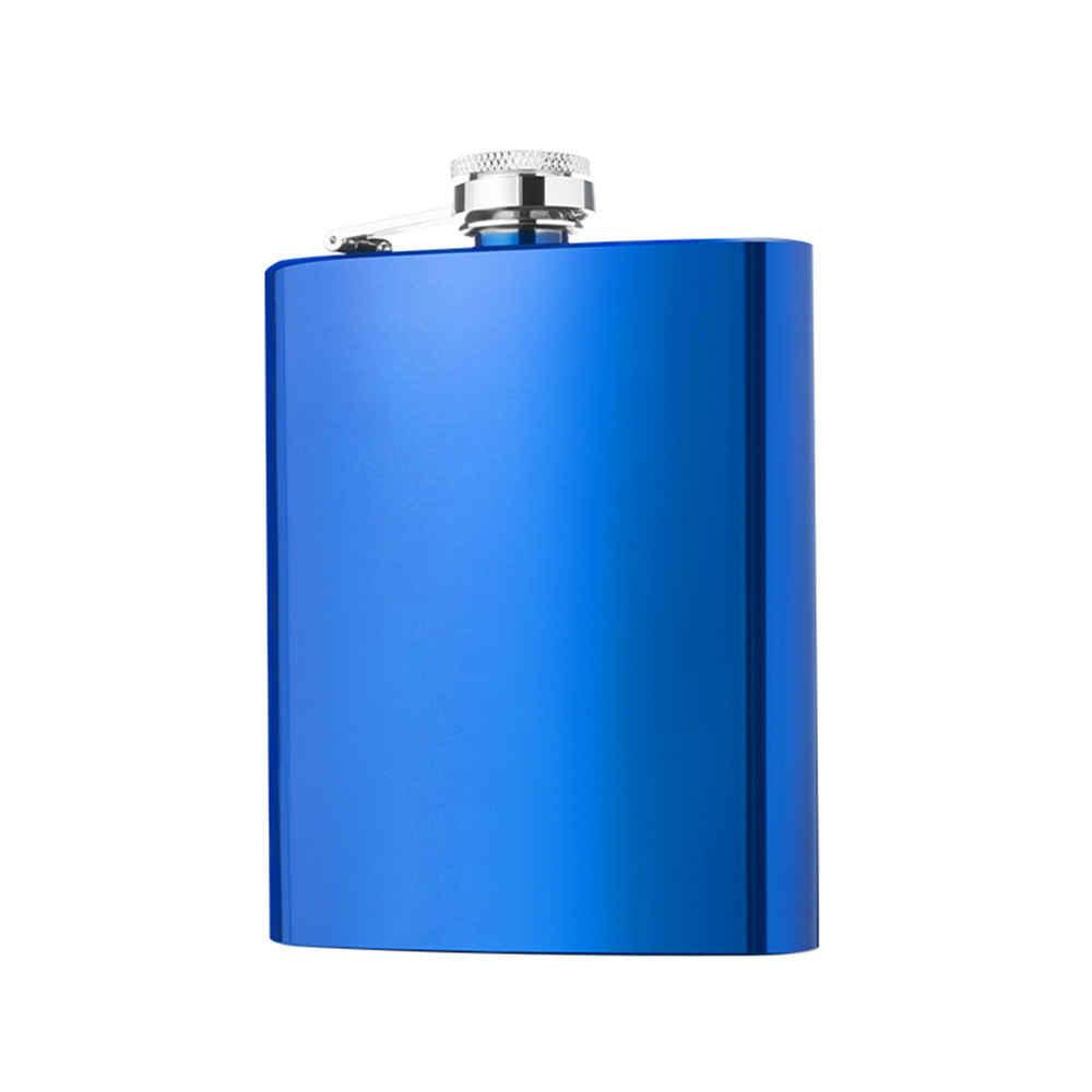 Stainless Steel 6oz Matte Black Flask