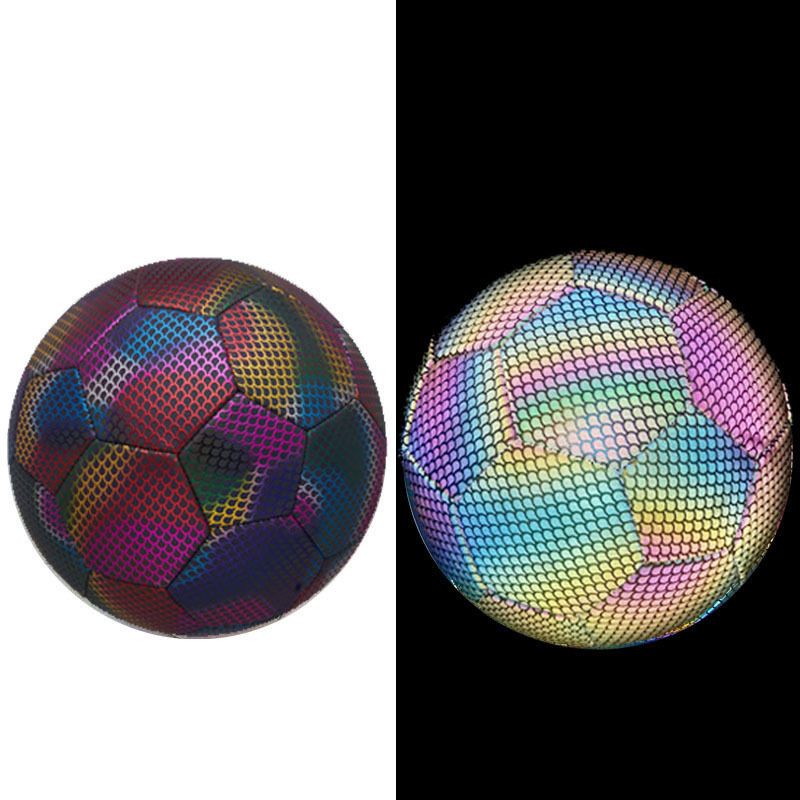 Reflective Fluorescent PU Soccer Ball