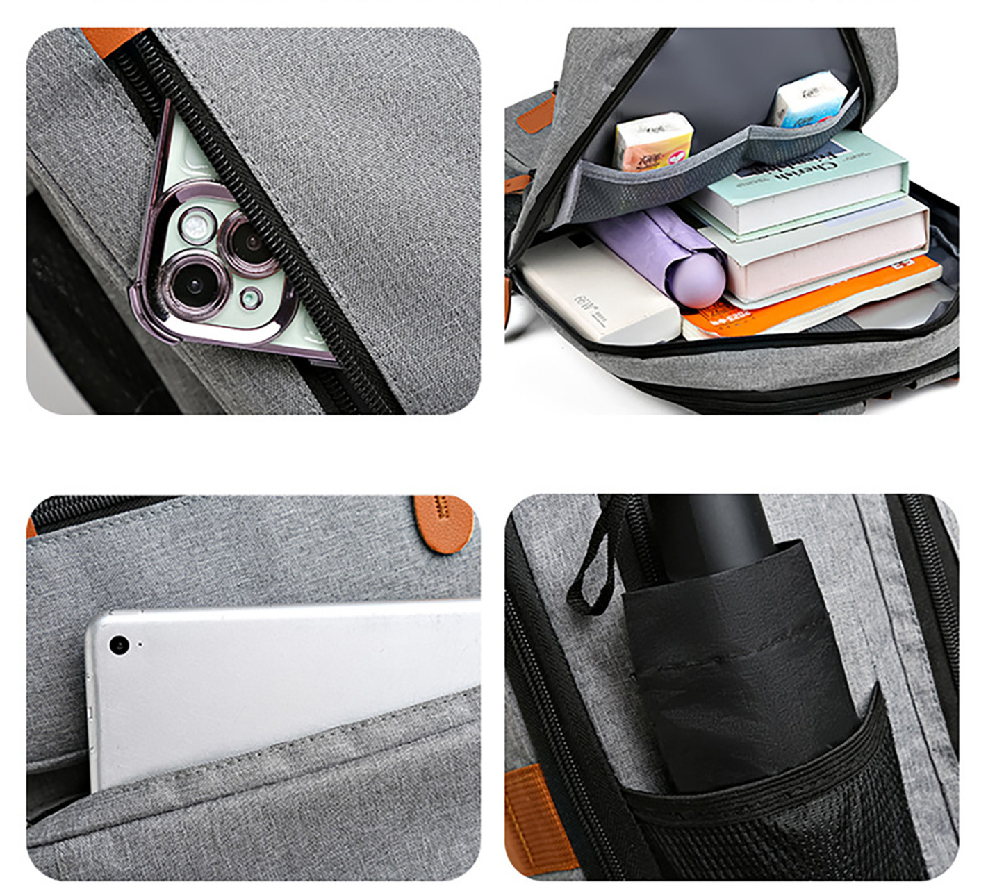 Oxford Waterproof Travel Backpack-17"x11"x 8"