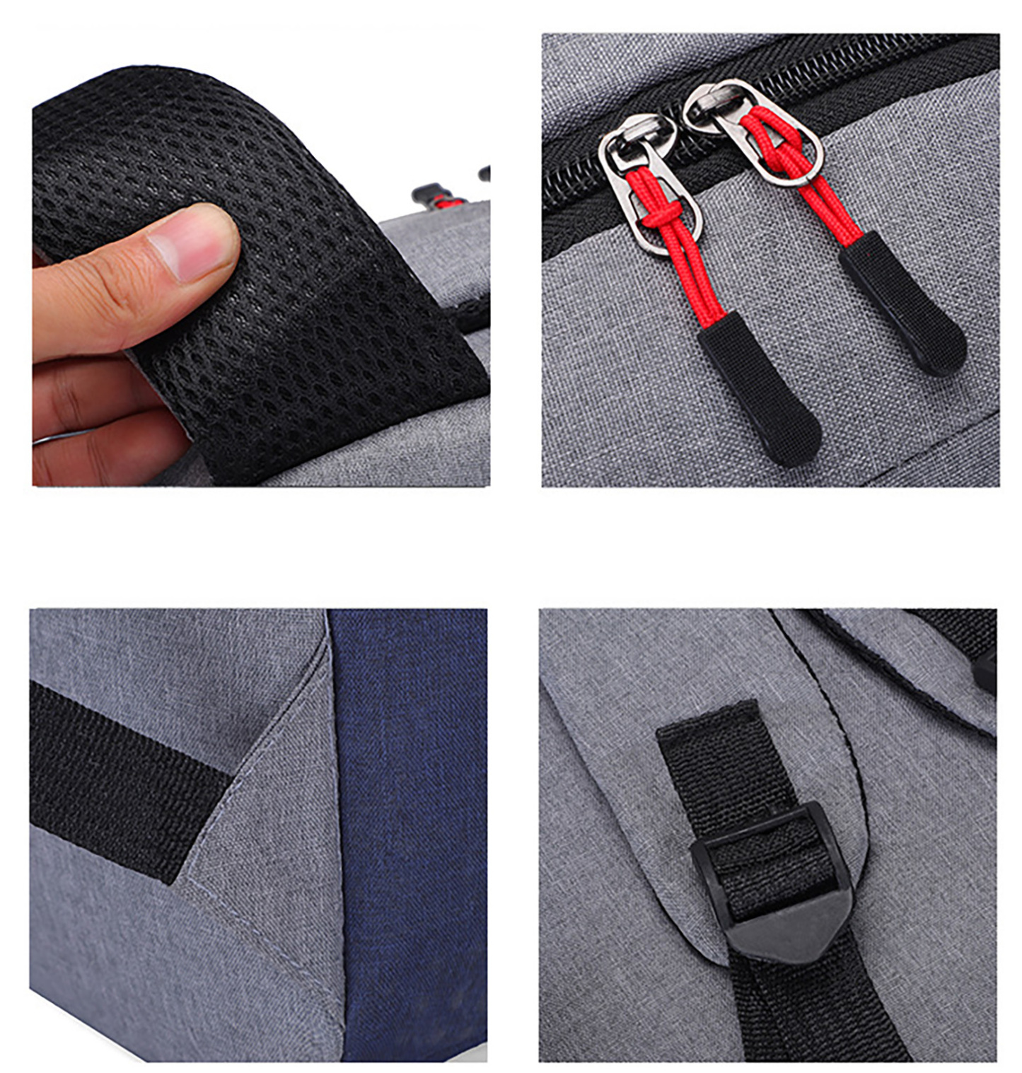 Oxford Backpack with USB Charger-16.9"x11.8"x 5.5"