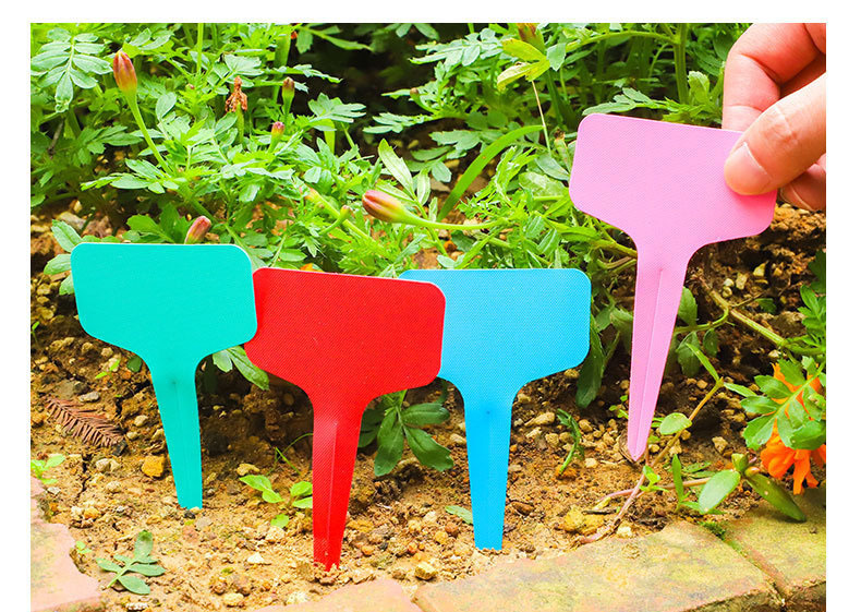 PVC Garden Plant Markers T-Stakes