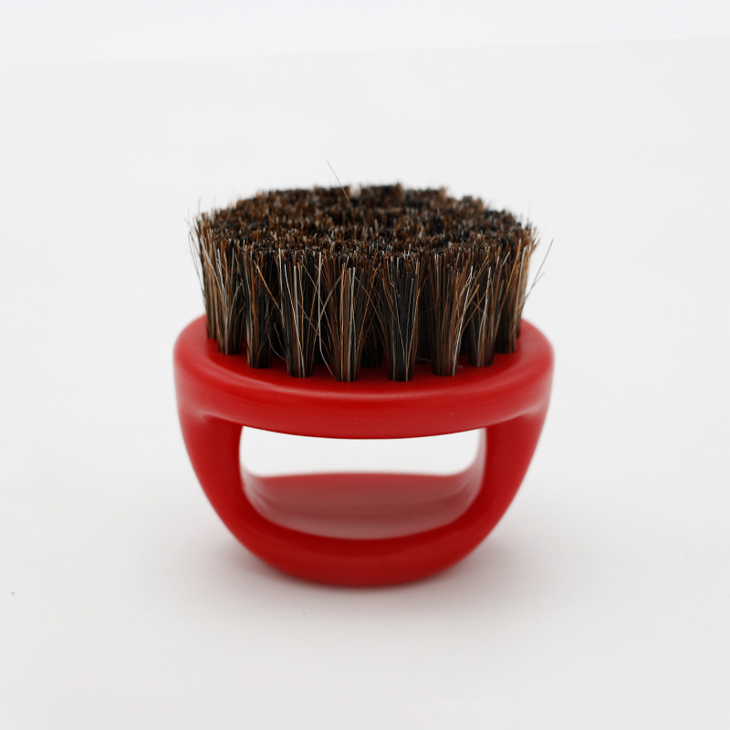 Plastic Bristle Beard Grooming Brush-2.3"x2.1"x1.3"