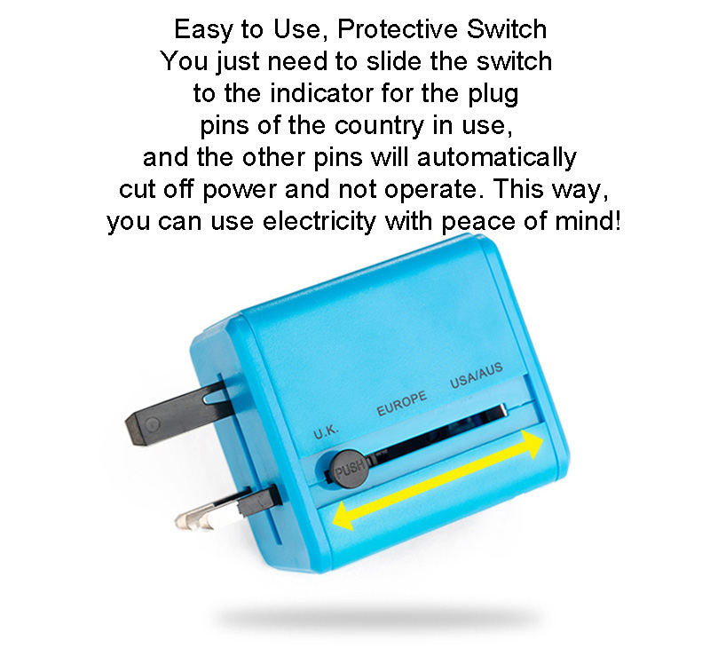 Universal Travel Adapter with USB