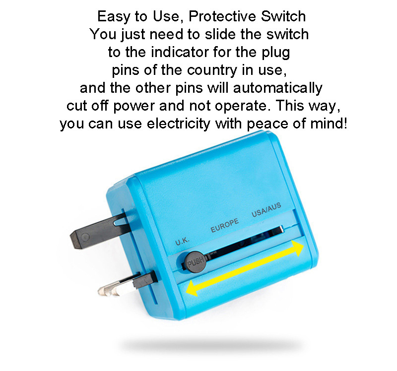 Universal Travel Adapter with USB