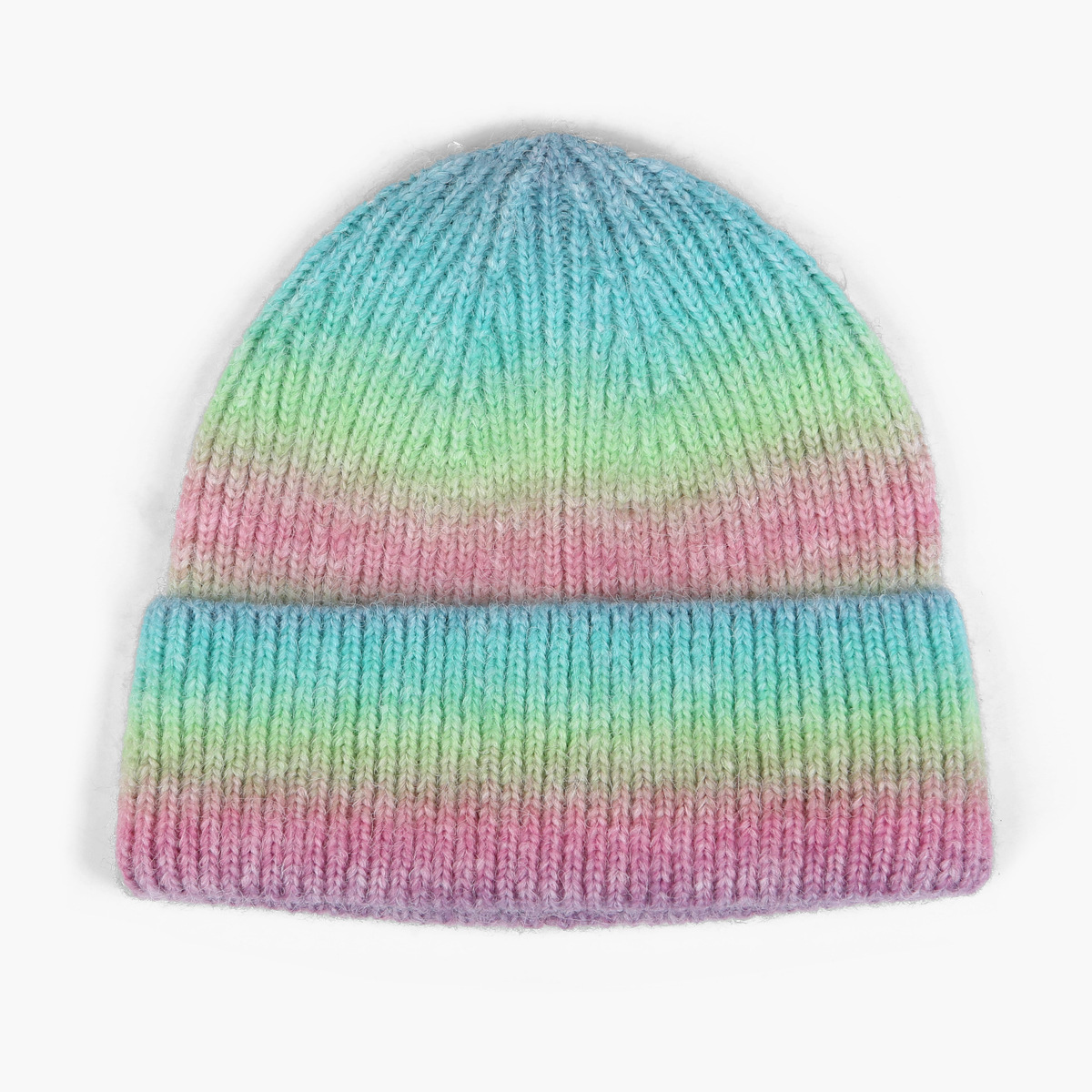 Gradient Knit Warm Winter Beanie