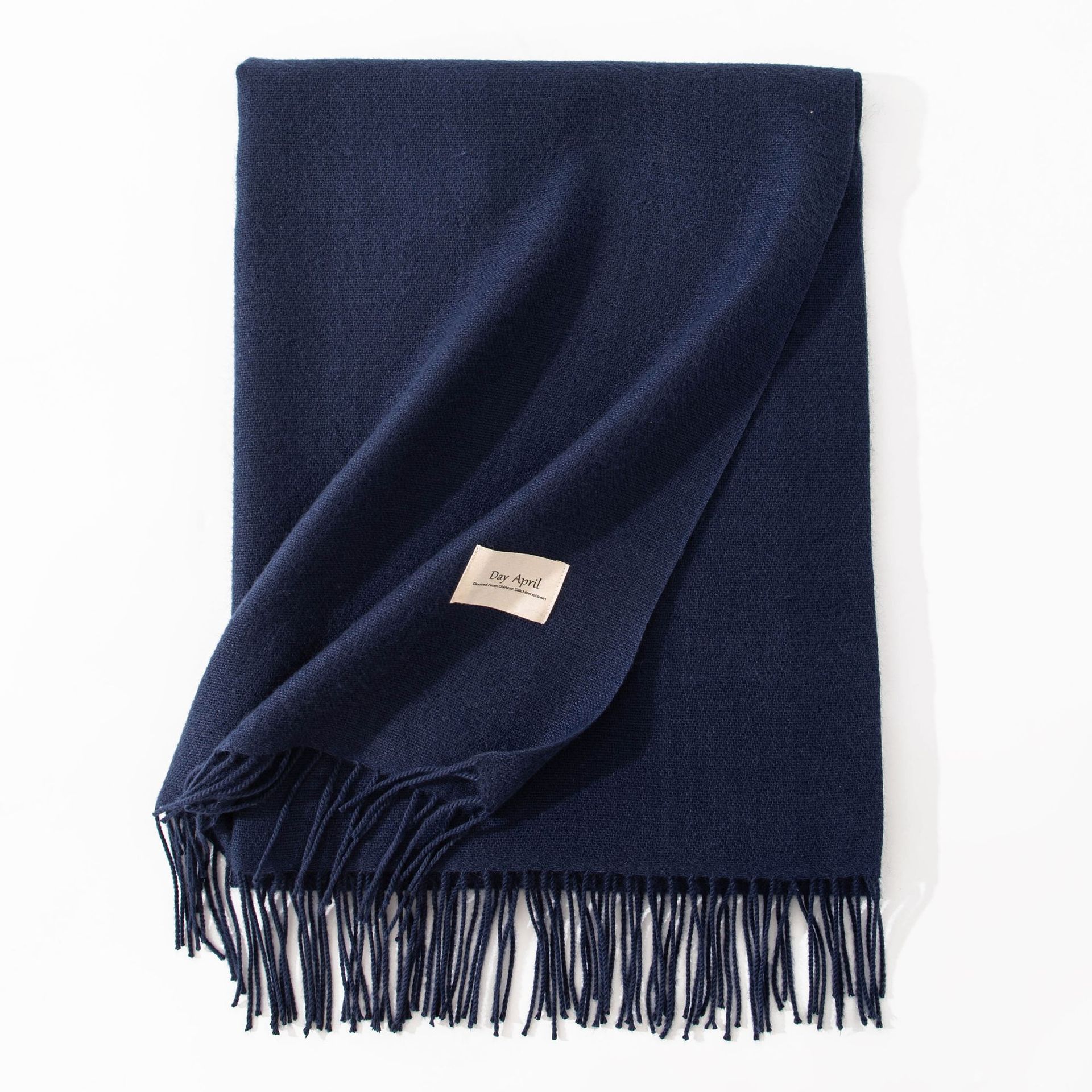 Polyester Winter Warmth Scarf W/ Tassel