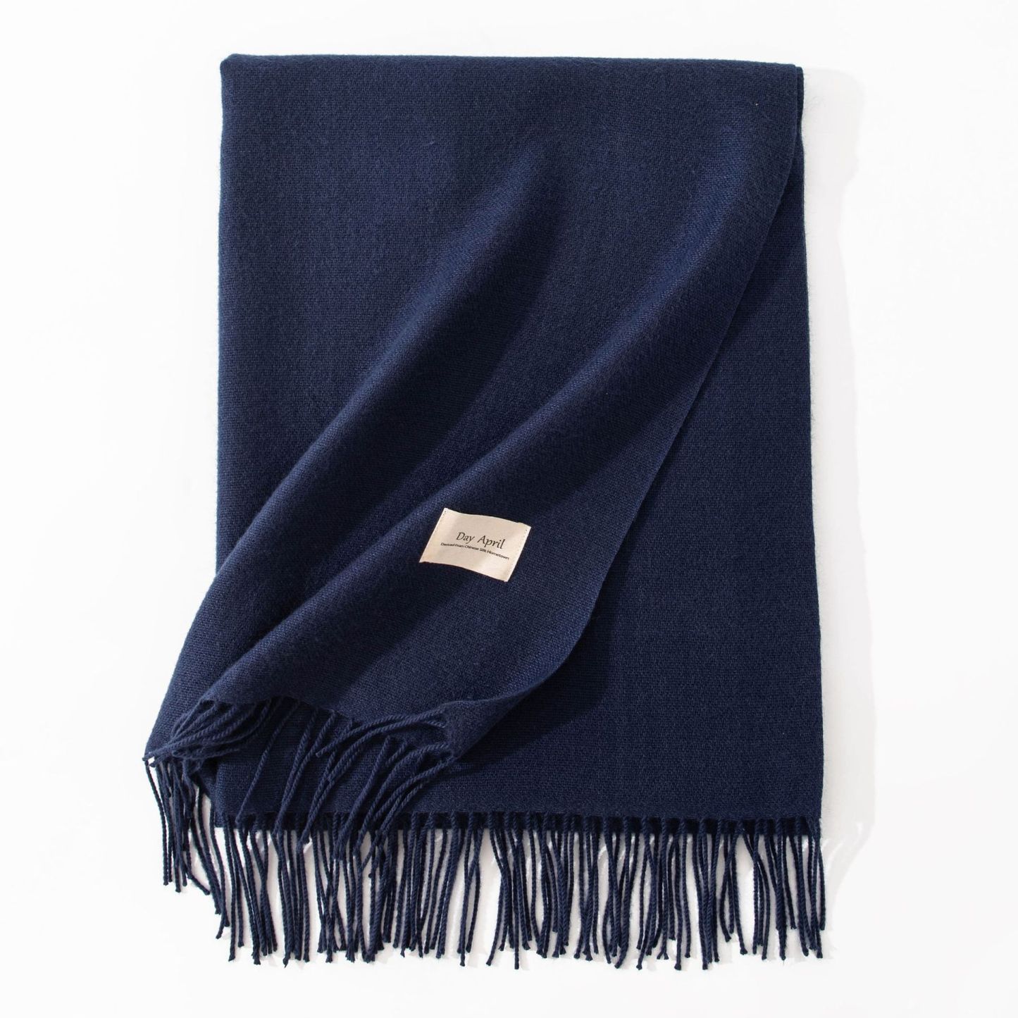 Polyester Winter Warmth Scarf W/ Tassel