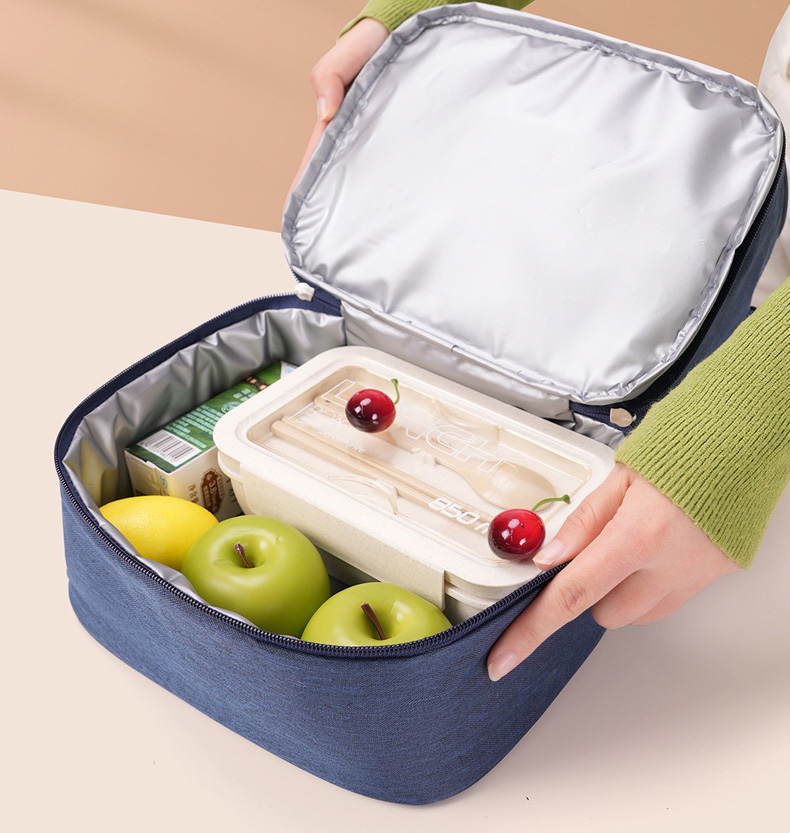 Oxford Insulated Multi-layer Mommy Bag-10"x9.8"x 7.4"