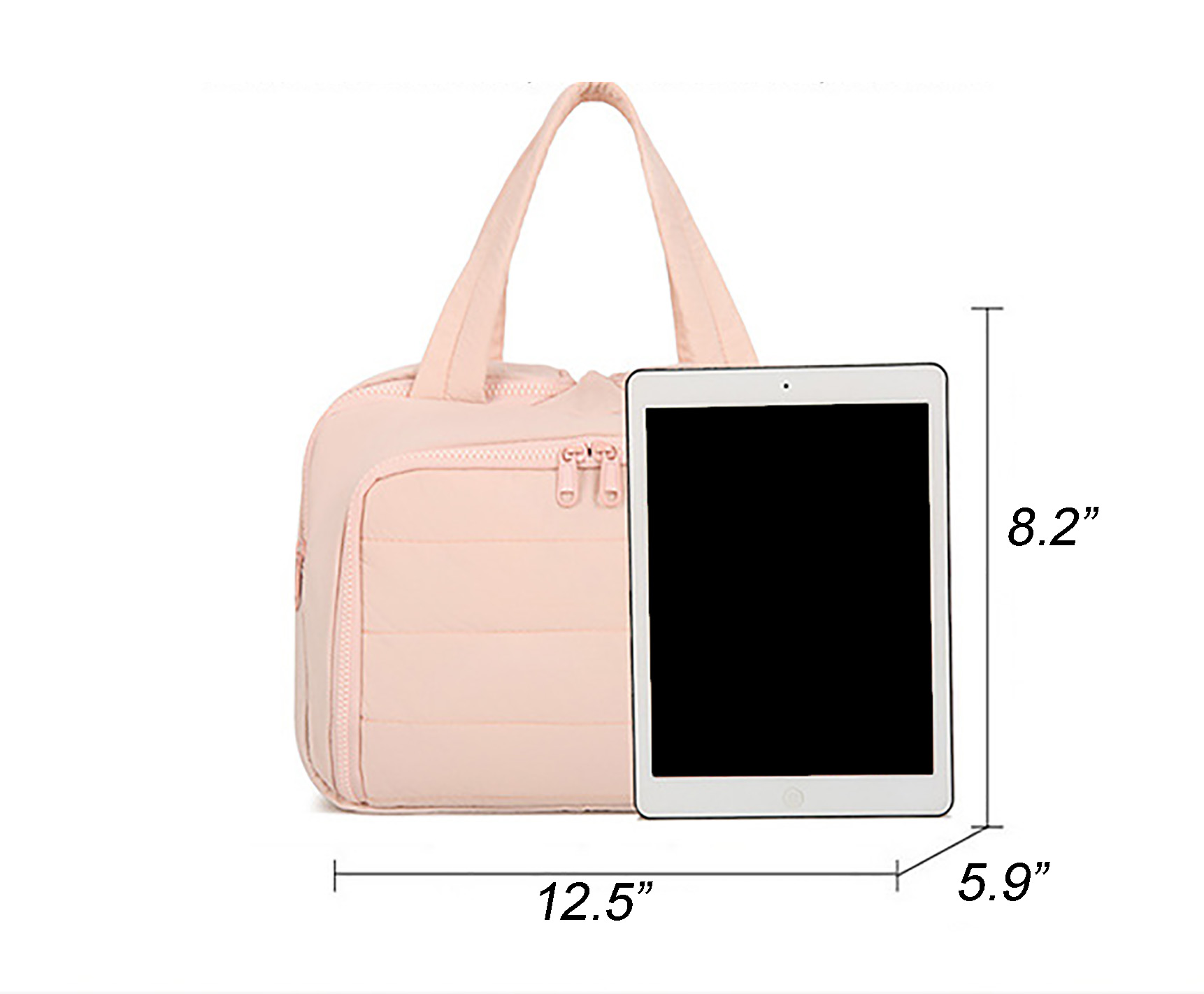 Portable Travel Cosmetic Bag-8.2"x12.5"x 5.9"