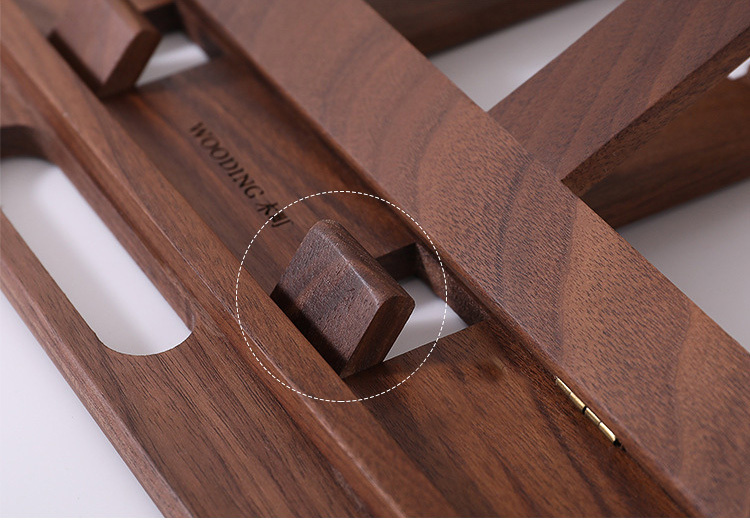 Wooden Foldable Laptop Stand-11"x11"x 0.7"