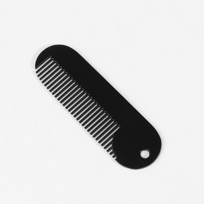 Stainless Steel Men's Pocket Beard Comb-3.9"x1.2"