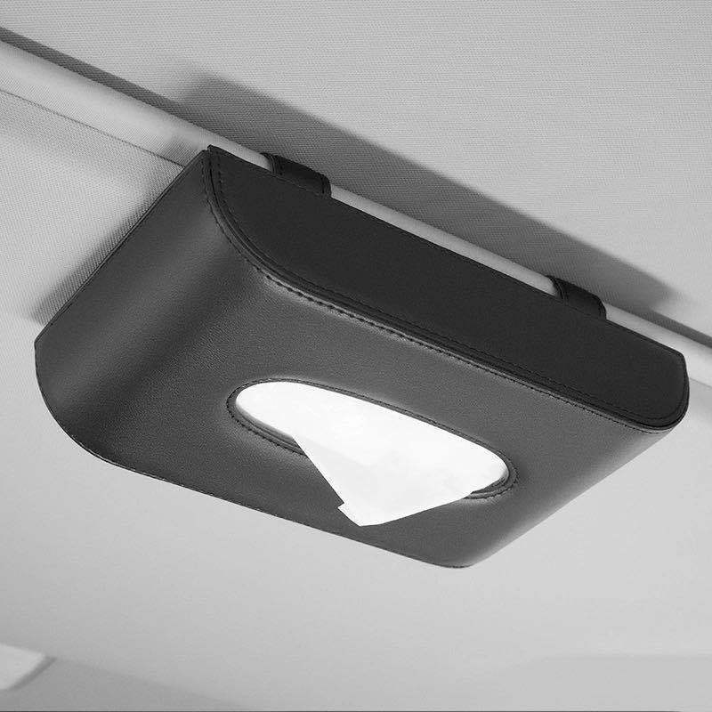 PU Leather Vehicle Hanging Tissue Holder