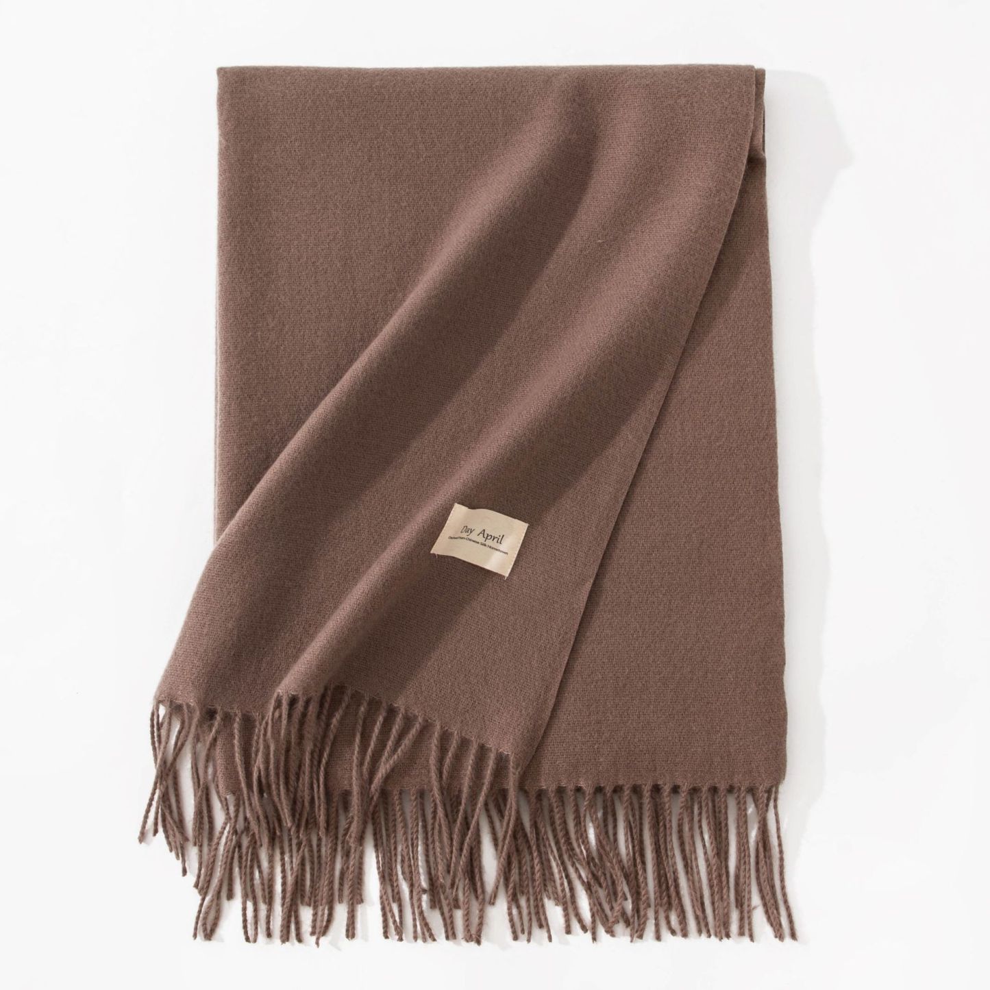 Polyester Winter Warmth Scarf W/ Tassel