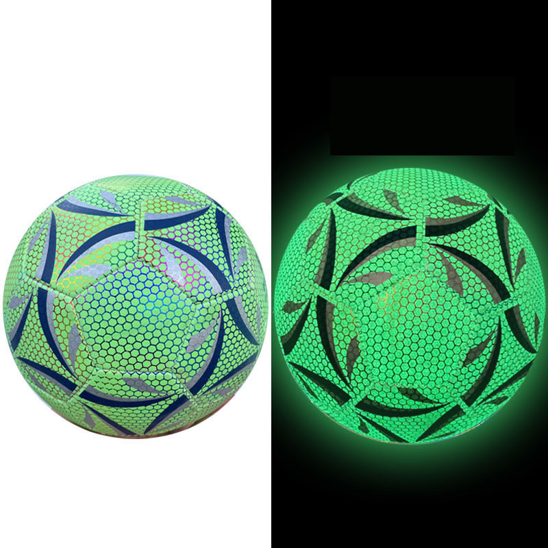 Reflective Fluorescent PU Soccer Ball