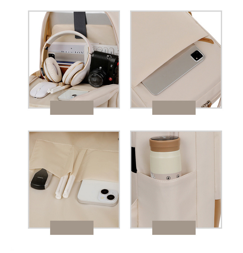 Lightweight Travel Backpack with USB-16.9"x12.2"x 5.5"