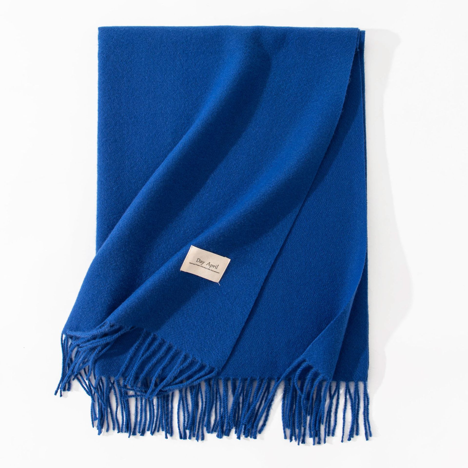 Polyester Winter Warmth Scarf W/ Tassel