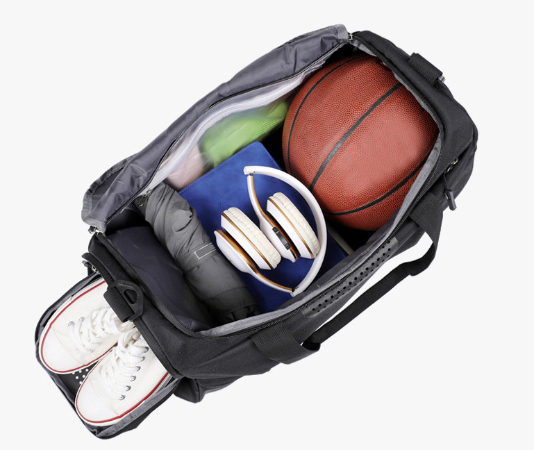 Travel Bag with Shoe Compartment-20"x11"x 9.4"