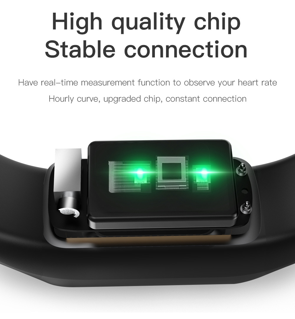 Smart Fitness Band with Heart Rate Monitor