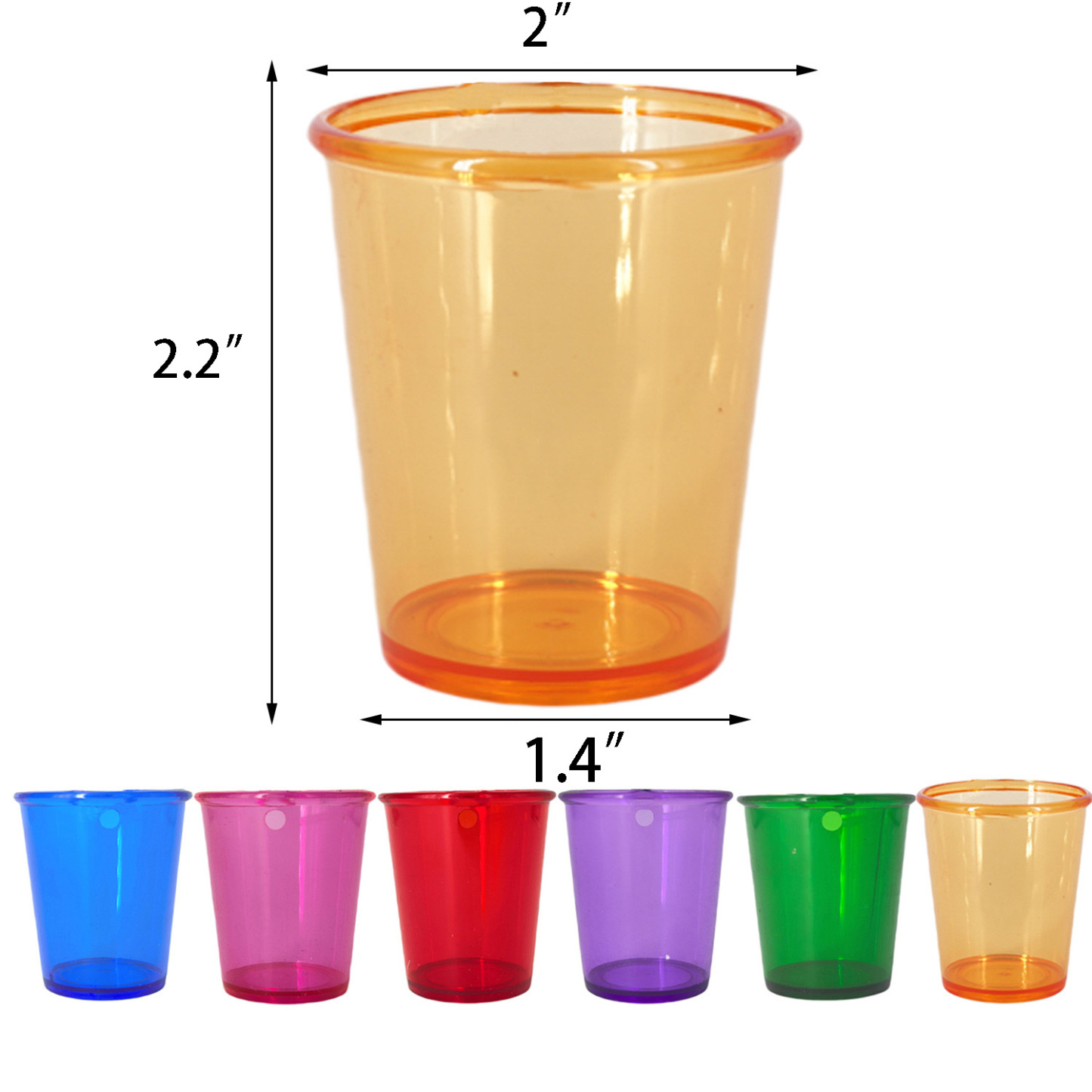 Food-Grade Shot Cup Necklace