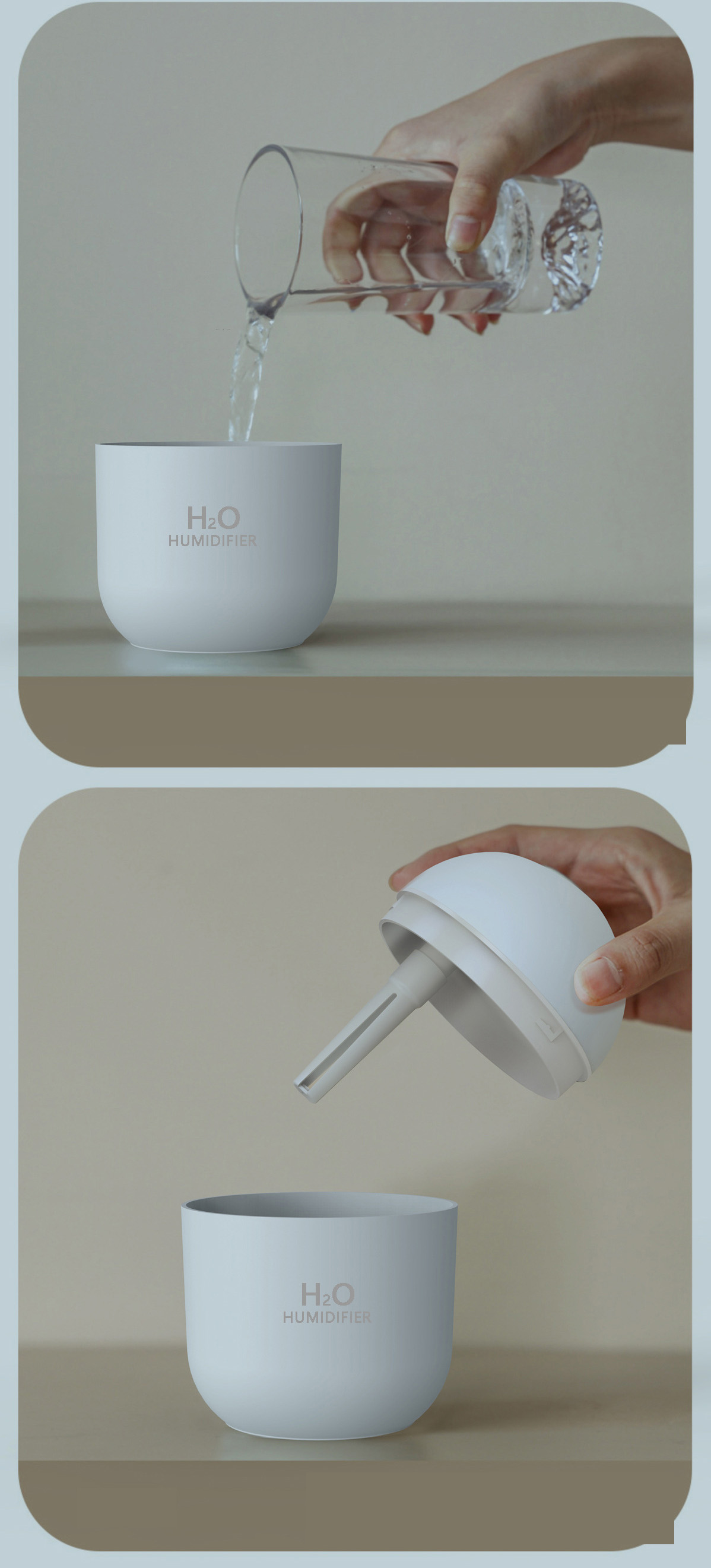 Mini USB Humidifier for Desk & Car