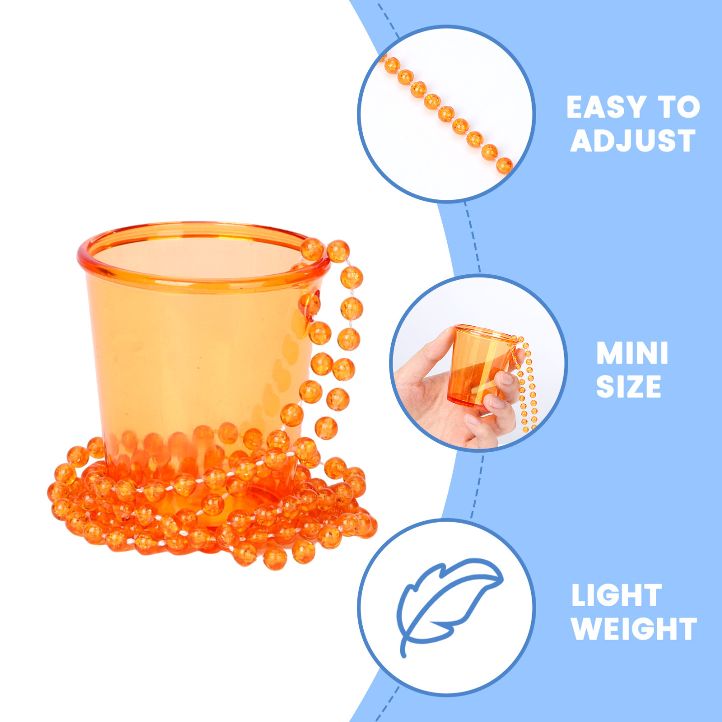 Food-Grade Shot Cup Necklace