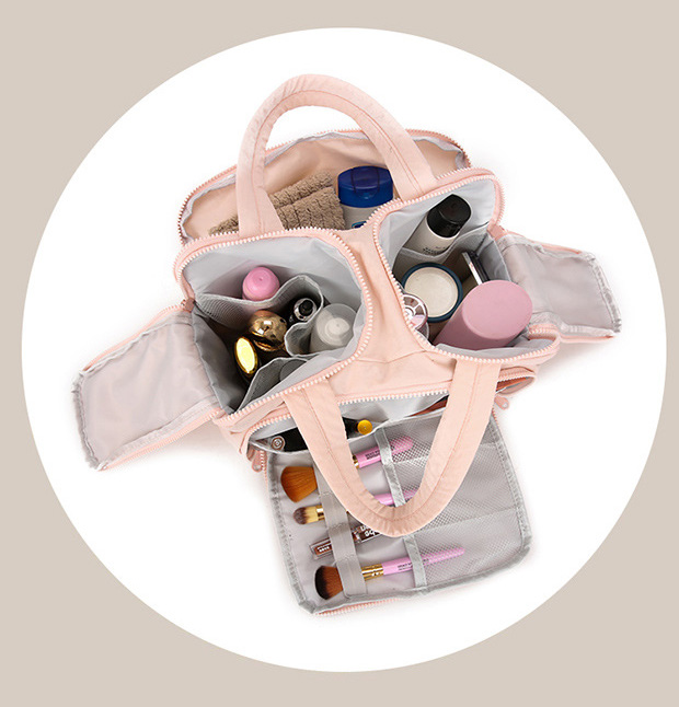 Portable Travel Cosmetic Bag-8.2"x12.5"x 5.9"