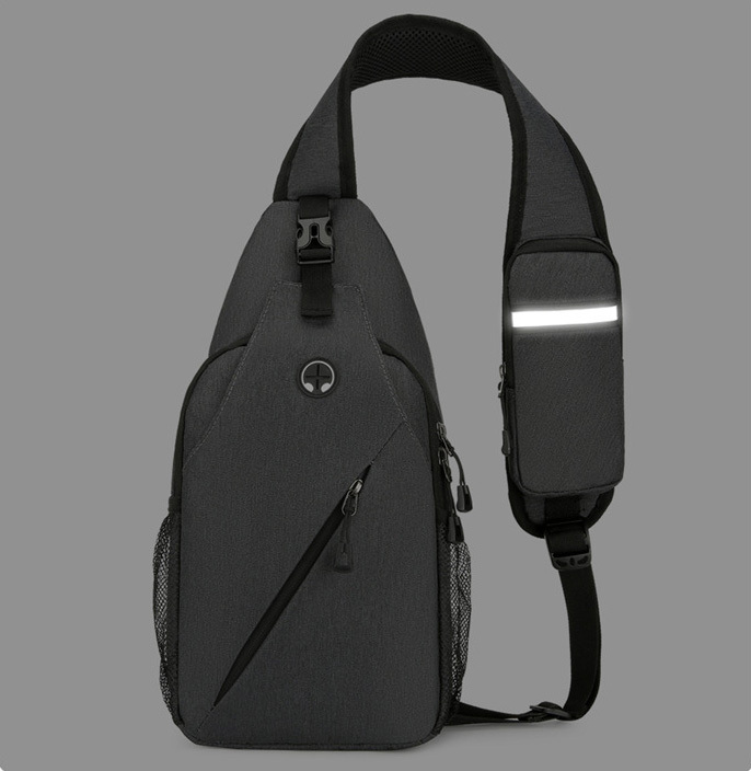 Reflective Sports Crossbody Bag-14.5"x7.4"x 3.9"