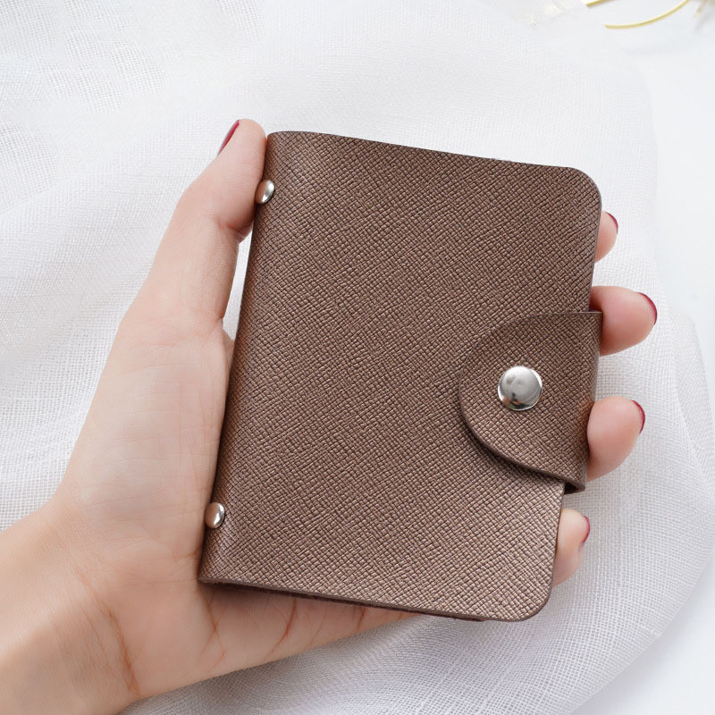 PU Leather RFID Blocking Card Holder