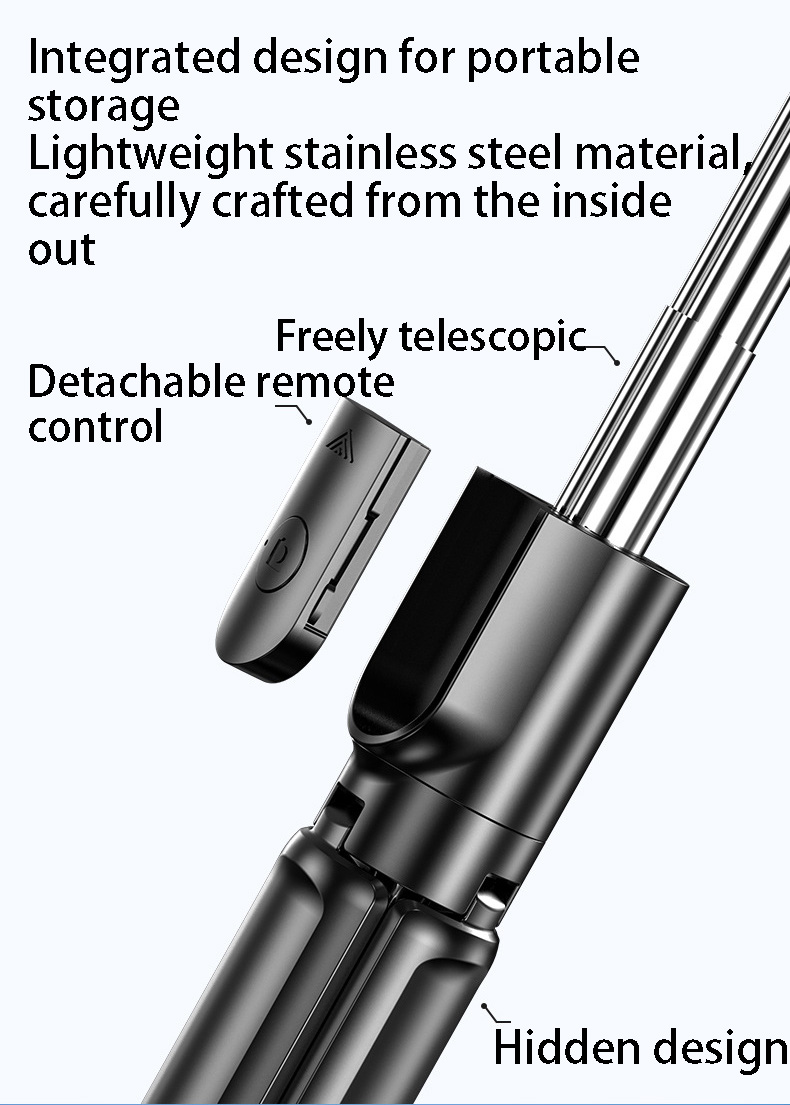Wireless Extendable Selfie Stick with Tripod