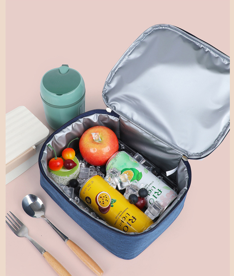 Oxford Insulated Multi-layer Mommy Bag-10"x9.8"x 7.4"