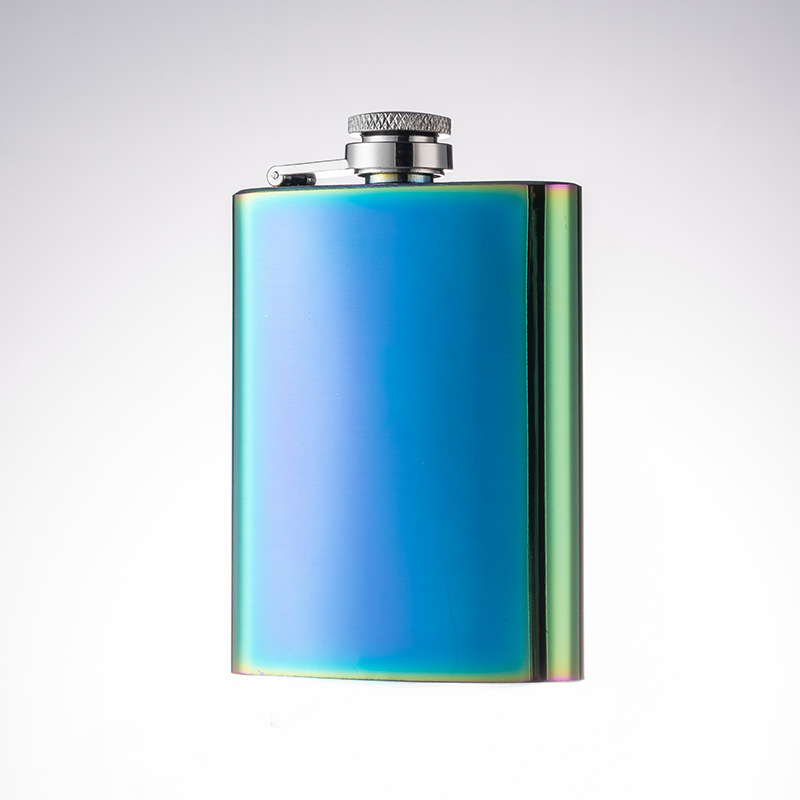 Stainless Steel 6oz Matte Black Flask