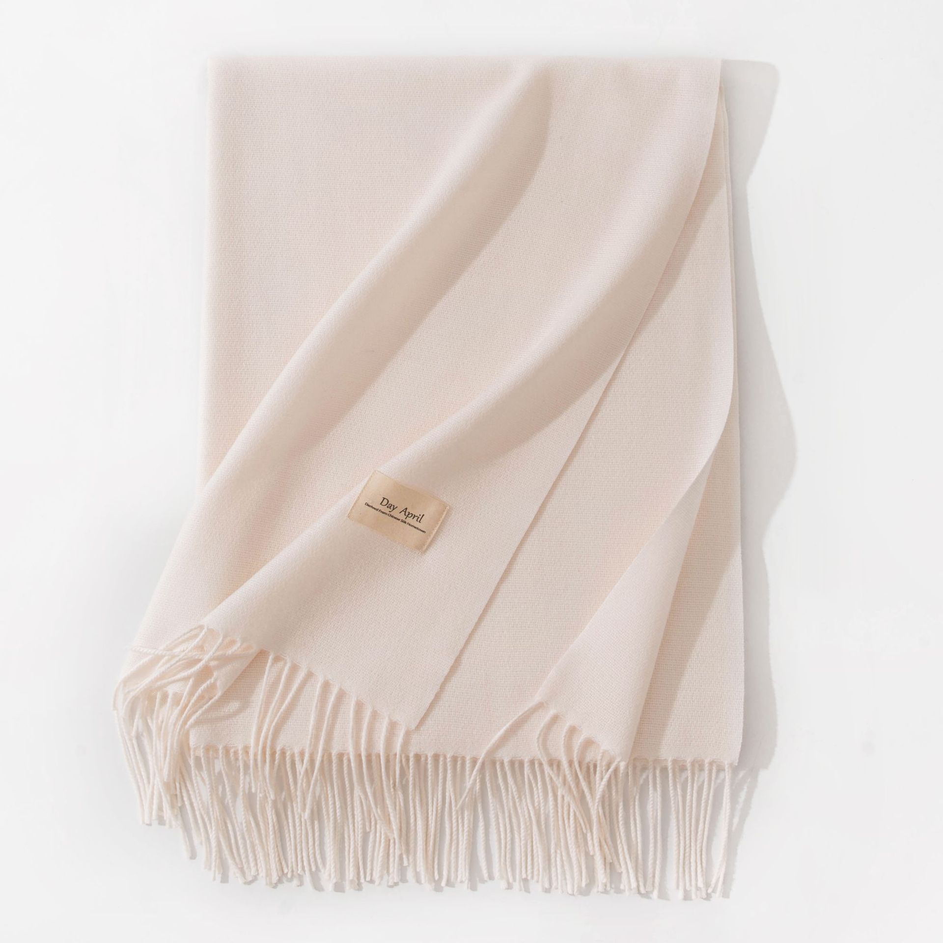 Polyester Winter Warmth Scarf W/ Tassel