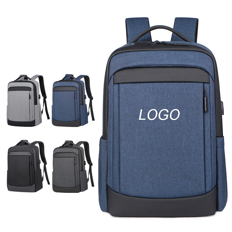 USB Charging Oxford Backpack-16.5"x11.4"x 5.1"