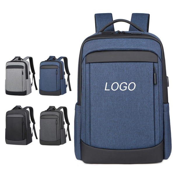 USB Charging Oxford Backpack-16.5"x11.4"x 5.1"