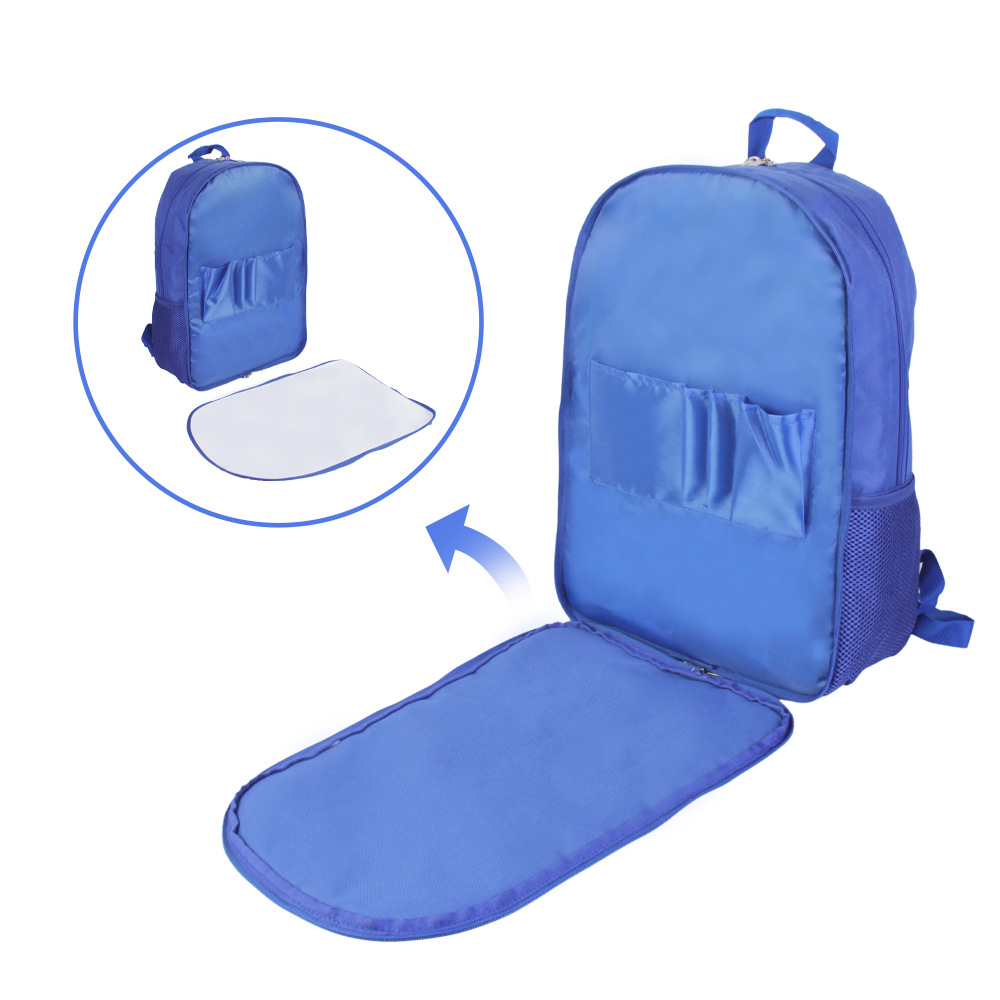 Casual Backpack with Detachable Full - Color Flap-16.9"x11.8"x 5.1"