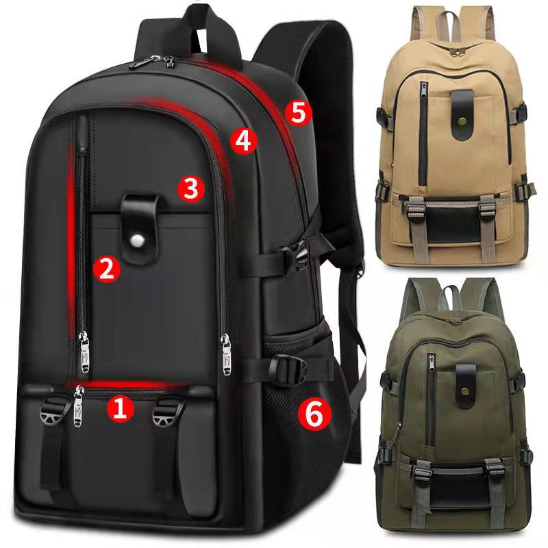 Oxford Laptop Backpack-18.5"x11.8"x 6.6"