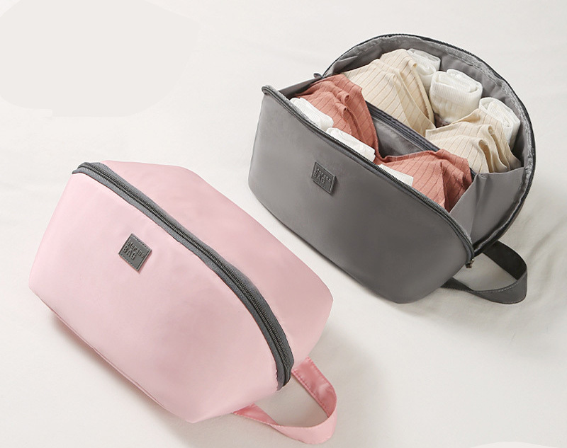 Fabric Travel Underwear Organizer-9.8"x5.1"x 5.1"