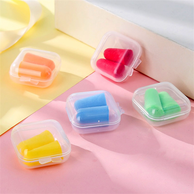 Multi-Color Foam Noise Reduction Earplugs