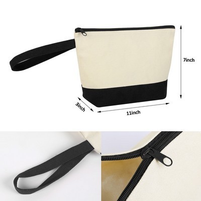 Canvas Pencil Case with Zipper