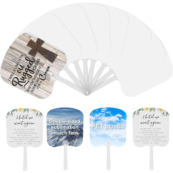 Plastic Sublimation Advertising Fan