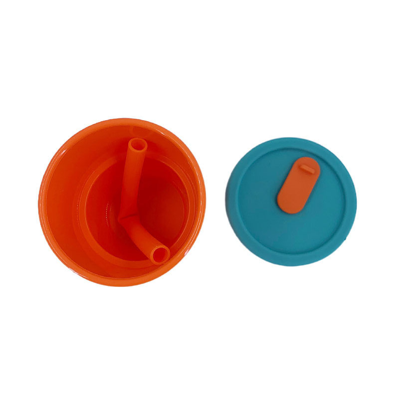 Silicone Coffee Mug with Straw