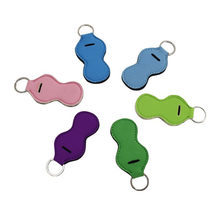 Neoprene Lip Balm Keychain