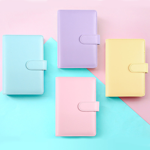 Pastel Leatherette Live Leaf Notebook