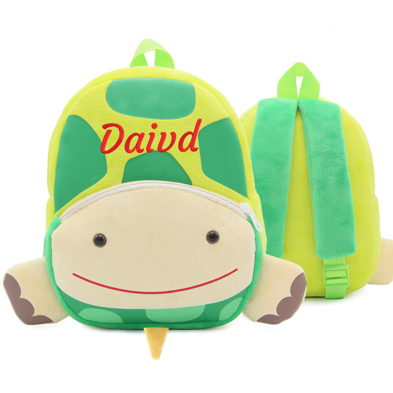 Embroidery Plush Kids Backpack